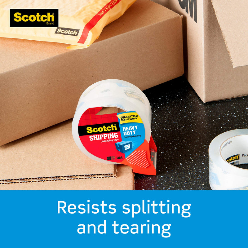 Scotch Heavy Duty Packing Tape with Dispenser 1 Roll Tape in Dispensers