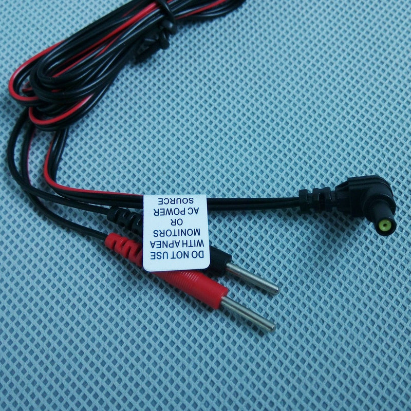 2Pcs/pack Replacement Electrode Lead Wires Connect Cables Pin 2mm For TENS Electronic Therapy Machines
