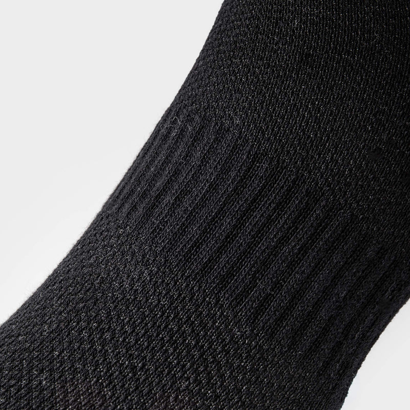 CelerSport Ankle Athletic Running Socks Low Cut Sports Tab Socks for Men and Women (6 Pairs) Black Small