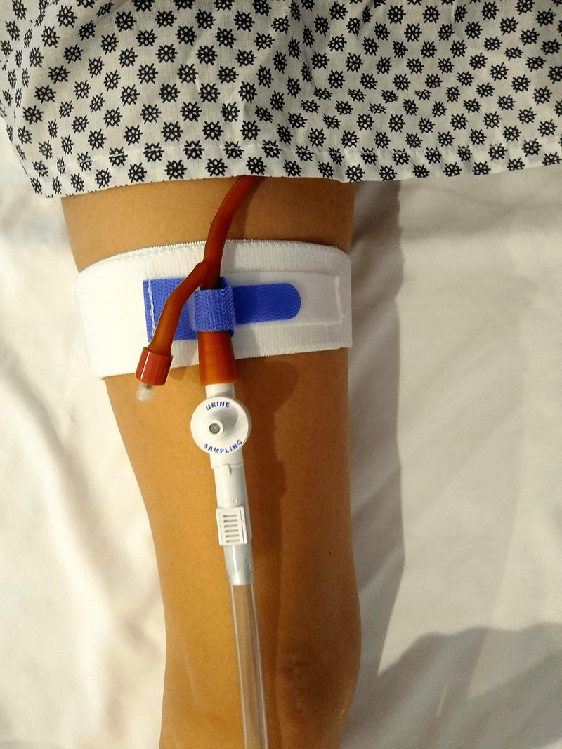 ViDava 3 Pack Foley Catheter Leg Strap, with Silicone to Reduce Slipping, Secure Your Urinary Catheter with ViDava Catheter Straps 23" Long x 2" Wide