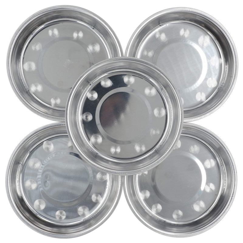 Forest Guys Dog Bowls Cat Bowls Stainless Steel Bowls Stainless Steel Dish 5-Pack