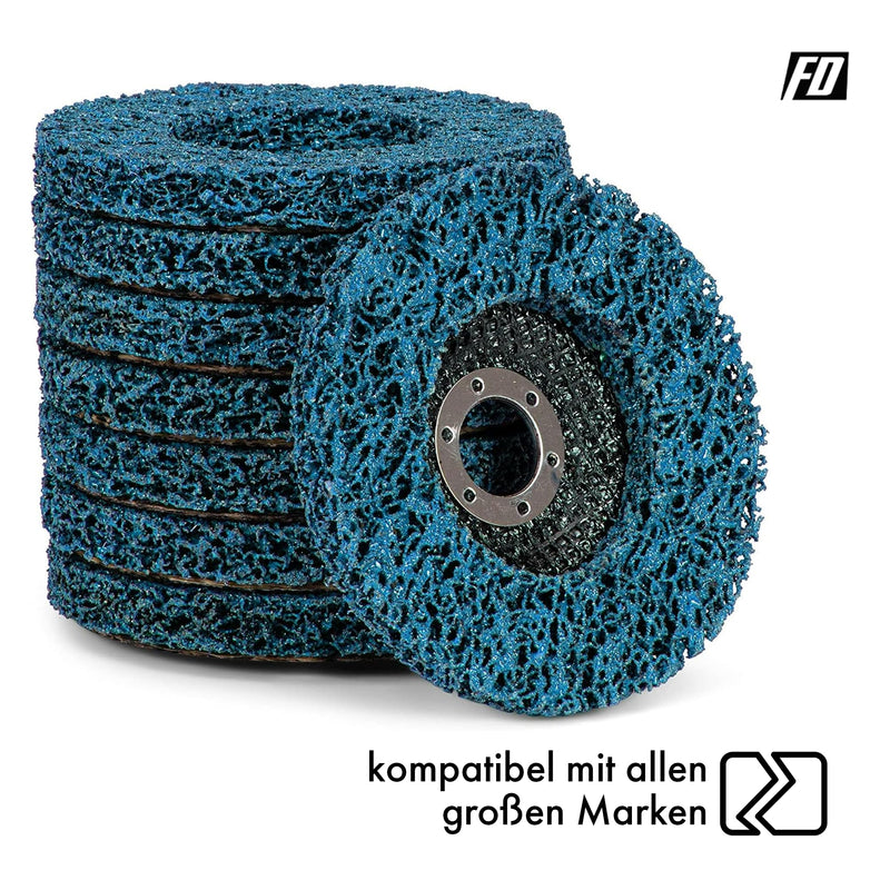 Cleaning disc │ 5 pieces │ Ø 125 mm │ CSD disc │ blue│ coarse cleaning disc │ for angle grinders