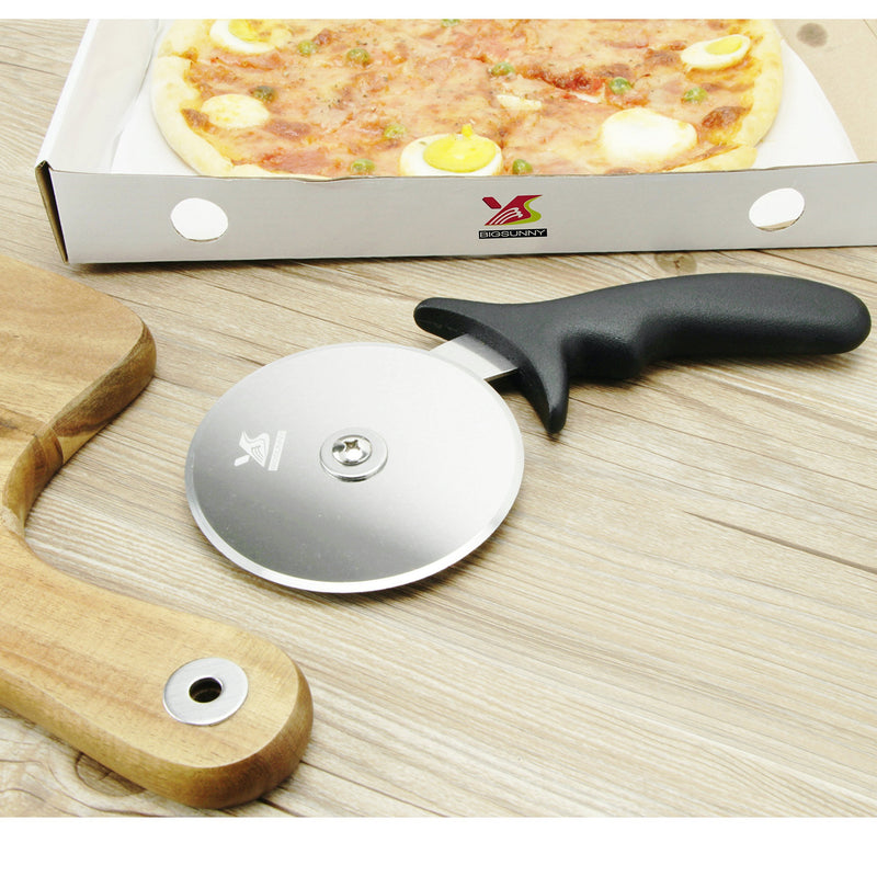 BIGSUNNY Pro Pizza Cutter Razor Sharp Wheel Blade Dia 4-inch(10cm)