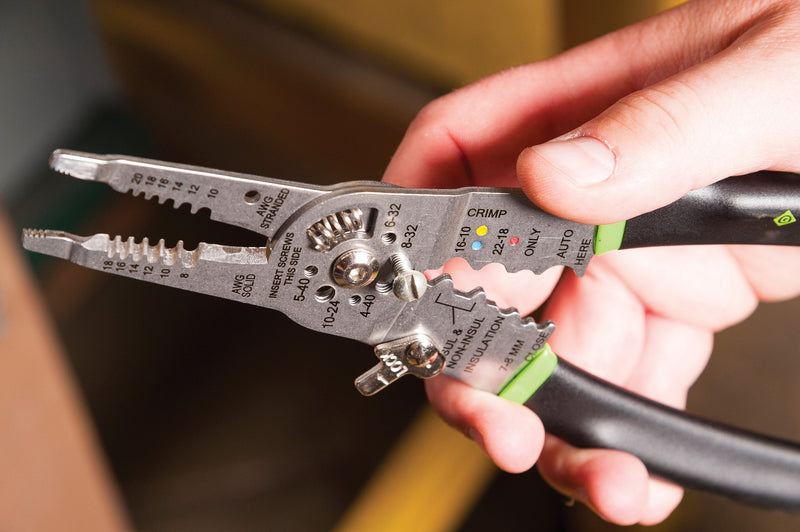 Greenlee 1927-SS Tool, 8-18AWG, Black