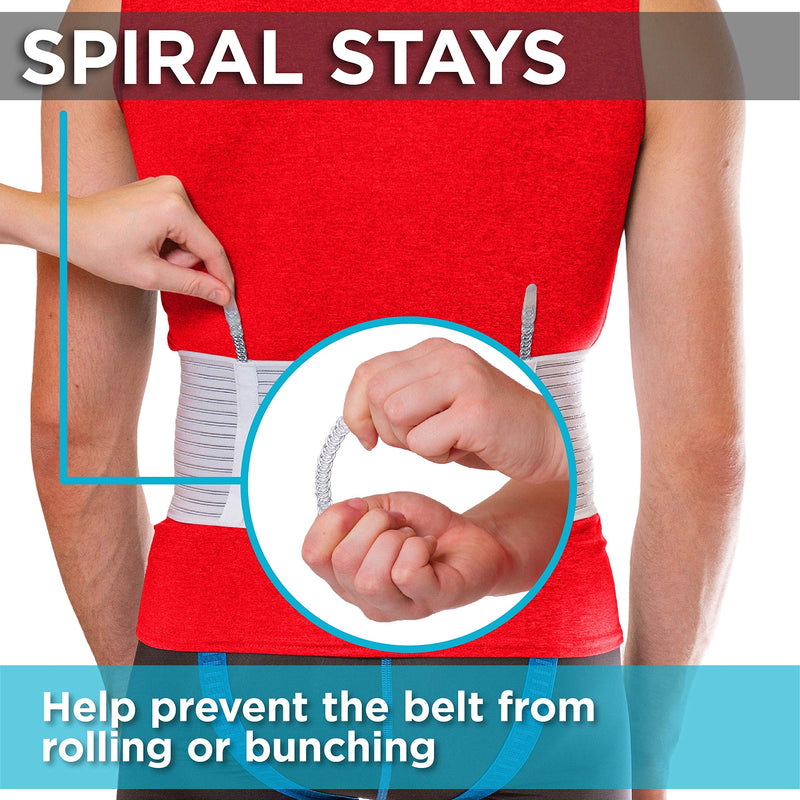 BraceAbility Hernia Belt for Men & Women | Stomach Truss Binder with Compression Support Pad for Abdominal, Umbilical, Navel & Belly Button Hernias - L/XL (New & Improved) Fits 40"-60" Large/X-Large (Pack of 1)