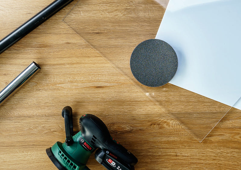 Bosch 1x polishing sponge (for wood, paint, plexiglass, Corian, Ø 125 mm, eccentric sander accessories)