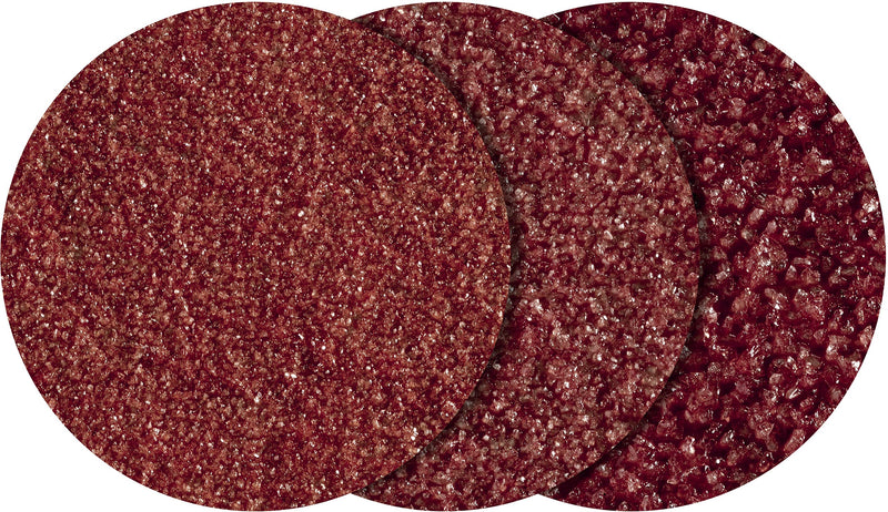 wolfcraft sanding disc set for angle grinder 5607000 sanding disc 50 mm with three sanding discs grain 40, 80, 120 black