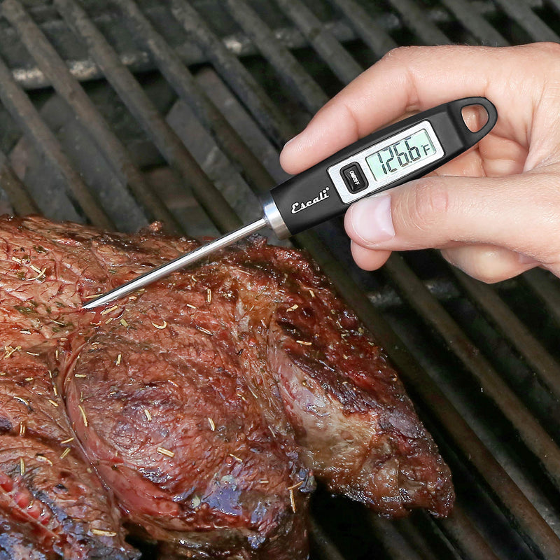 Escali DH1 Gourmet Digital Thermometer, NSF Certified-Black, Standard Black