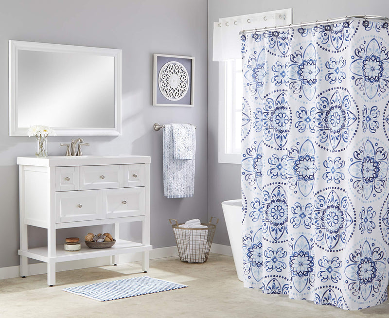 SKL Home by Saturday Knight Ltd. Kali Shower Curtain, Blue