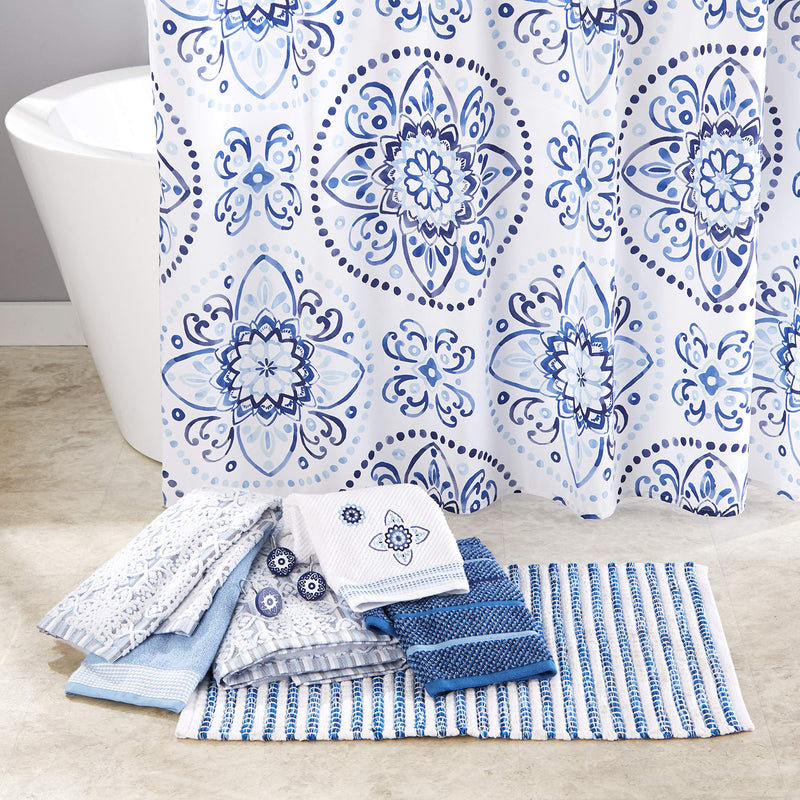 SKL Home by Saturday Knight Ltd. Kali Shower Curtain, Blue