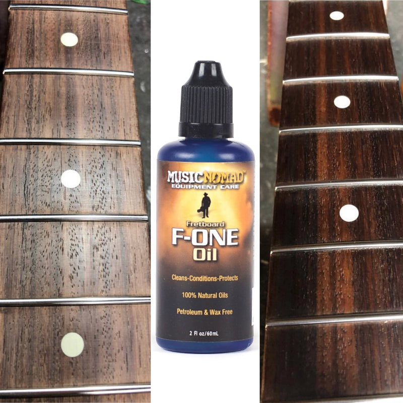 MusicNomad F-ONE Fretboard Oil Cleaner & Conditioner 2 oz (MN105) 1 Bottle