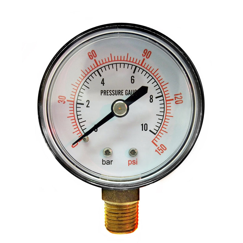 Finerfilters pressure gauge for water RO & domestic reverse osmosis systems with 0.6 cm connection