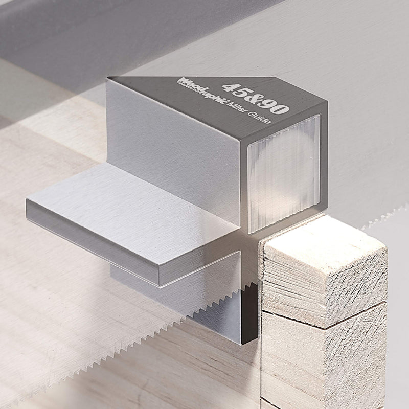 Woodraphic All New Dovetail Jig Marker Hand Magnetic Saw Guide Marking Hand Cut Wood Joints Gauge - Aluminium/Uhmwpe/Neodymium Magnet/Slicone Skin (1:6 for Soft Wood) 1:6 for Soft Wood