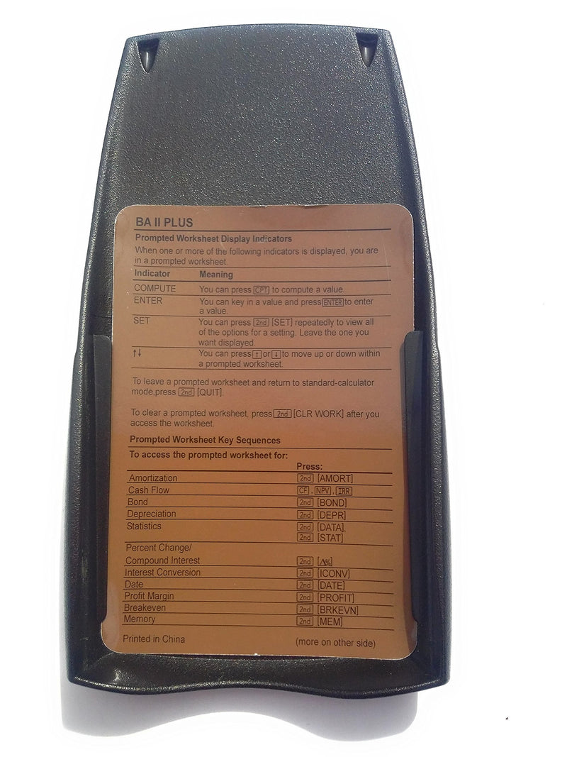 TEXBAIIPLUS - Texas Instruments BA-II Plus Adv. Financial Calculator
