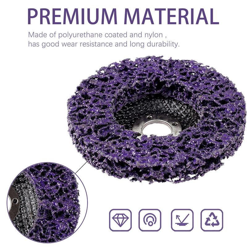 5pcs Strip Discs for Angle Grinder, Paint Scraper, Rust Remover for Metal, 115mm Paint Stripper, Grinding Discs, Surface Polish, Cleaning Tool 115mm