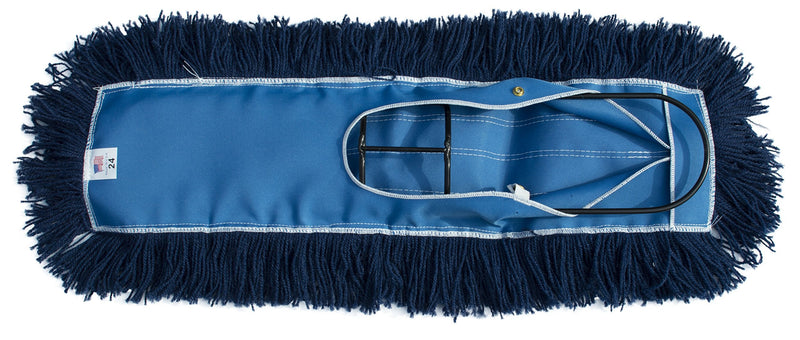 Nine Forty Industrial Strength Premium Nylon Floor Dust Mop Refill | Commercial Cleaner Mop Head Replacement (48" Wide X 5") 48x5 Inch (Pack of 1)