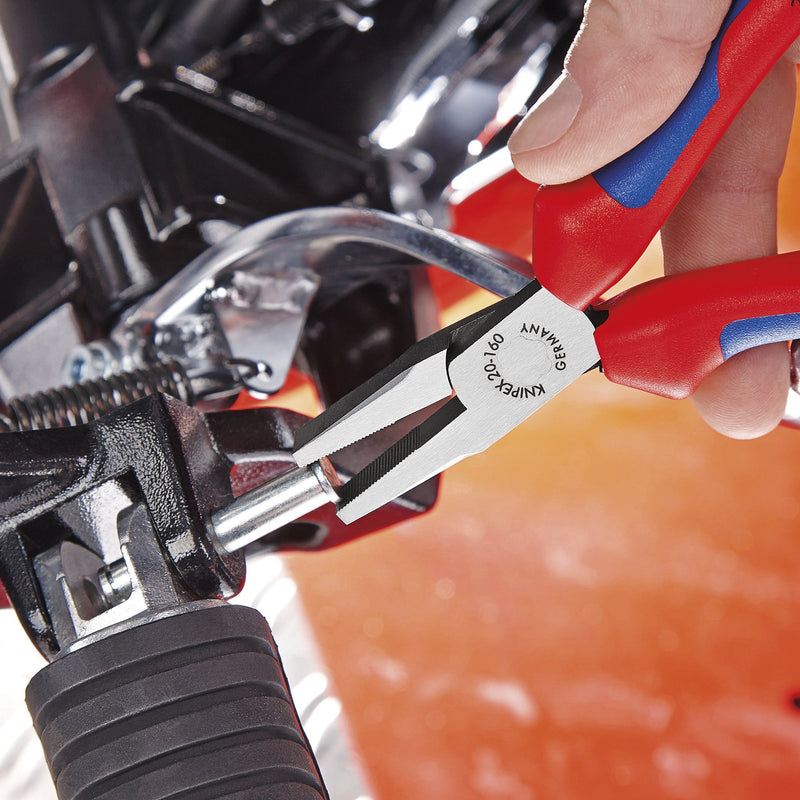 KNIPEX Tools - Flat Nose Pliers, Multi-Component (2002140)