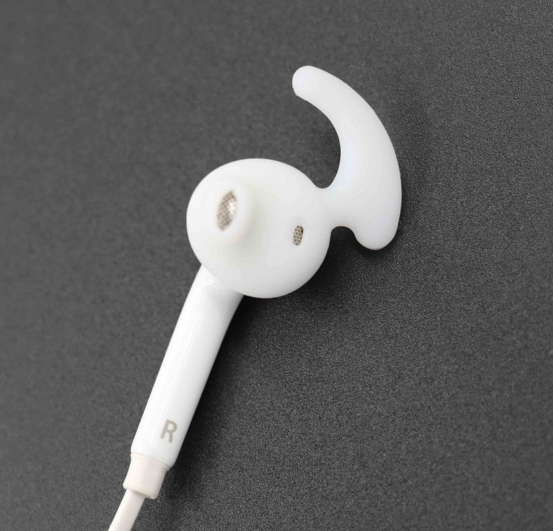 ALXCD Ear Tips for Galaxy S7, Sport Ear Buds, 2 Pair White Anti-Slip Sport Silicone Replacement Ear Tip for Samsung Galaxy S7 S7edge S6edge, Level U Bluetooth Earphone [Sport] (White 2 Pair) White-Sport-2 Pair