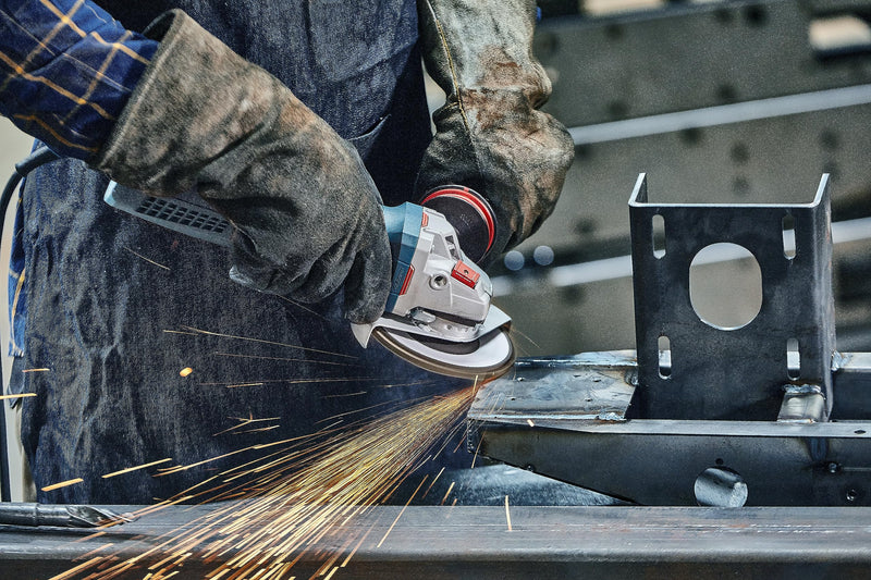 Bosch Professional flap disc (for angle grinders, various materials, cambered design, Ø 125 mm, grit 80)