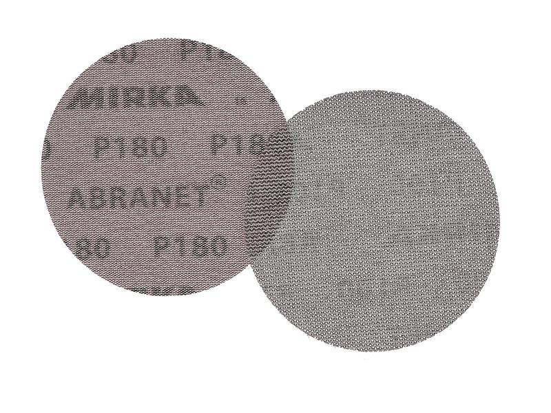 Mirka 9A-232-180 5-Inch 180 Grit Mesh Abrasive Dust Free Sanding Discs, Box of 50 Discs