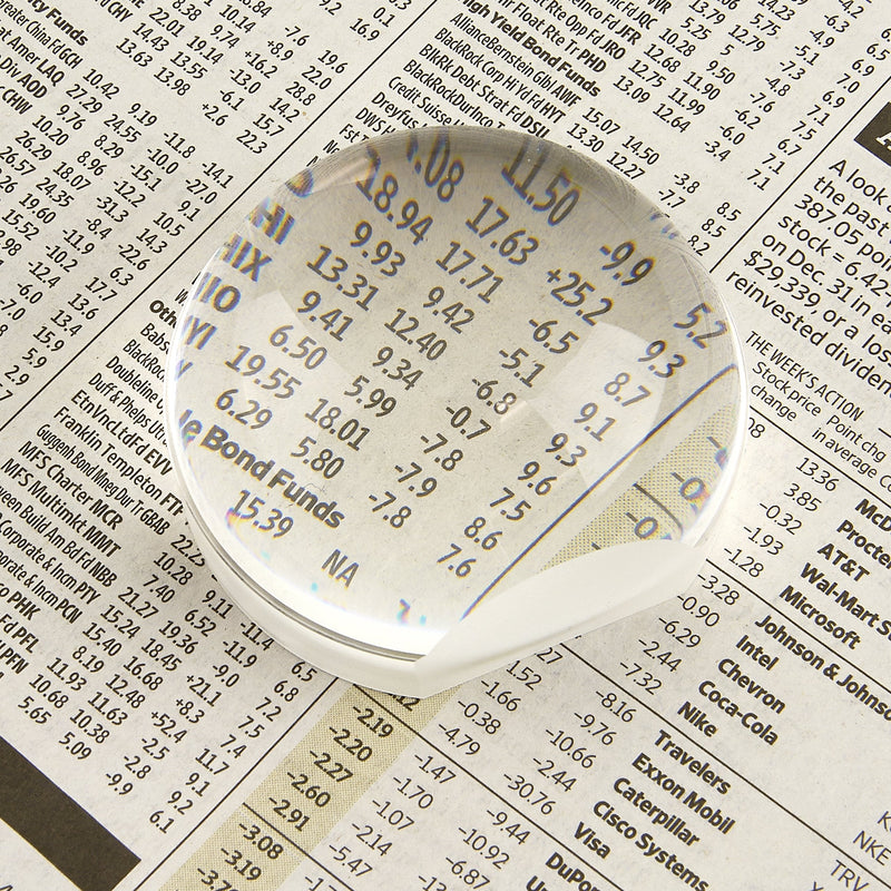 Carson LumiDome and LumiDome Plus 2X Power Acrylic Ball Loupe Magnifiers (LD-33 and LD-75) 2.0 Inch Base (LD-33)
