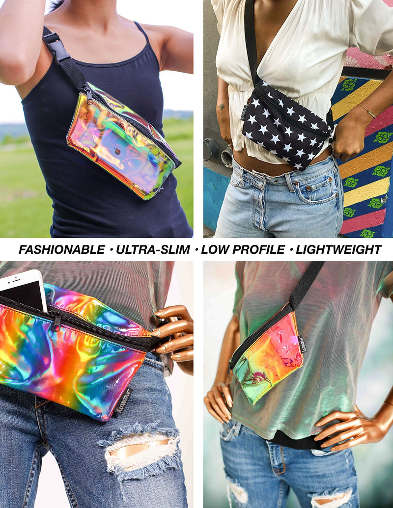FYDELITY-Fanny Pack|Women|Cute Crossbody Belt Bag Waist Packs|FASHION MIRRO Gold