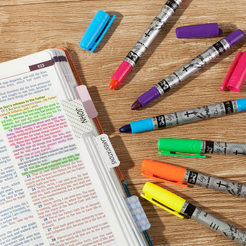 Mr. Pen- Bible Highlighters, 10 Pack, Bible Gel Highlighter, Gel Highlighters, Bible Highlighters No Bleed, Bible Markers, No Bleed Highlighters, Bible Highlighter No Bleed Through, Christmas Gifts