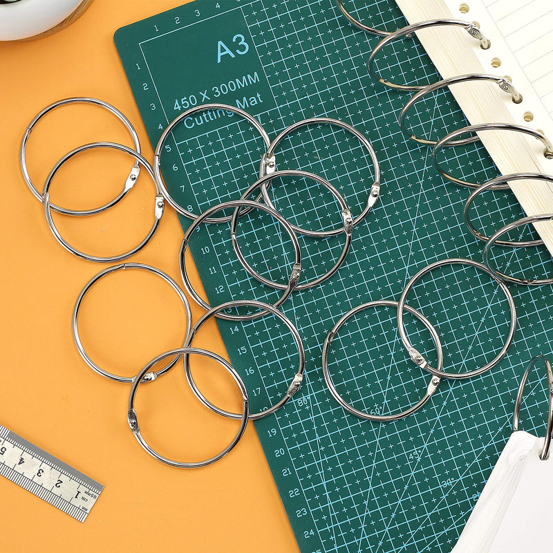 Mr. Pen- Loose Leaf Binder Ring, 20 Pack, 2 Inch, Binder Rings, Book Rings, Metal Rings for Index Cards, Rings for Flash Cards, Flash Card Rings, Index Card Rings, Clip Rings, 2 Inch Binder Rings