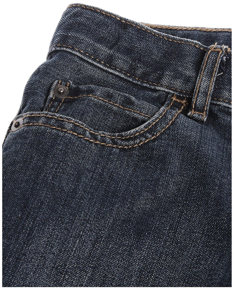 The Children's Place Boys' Husky Basic Bootcut Jeans 4 Slim Dustbowl Wash Single