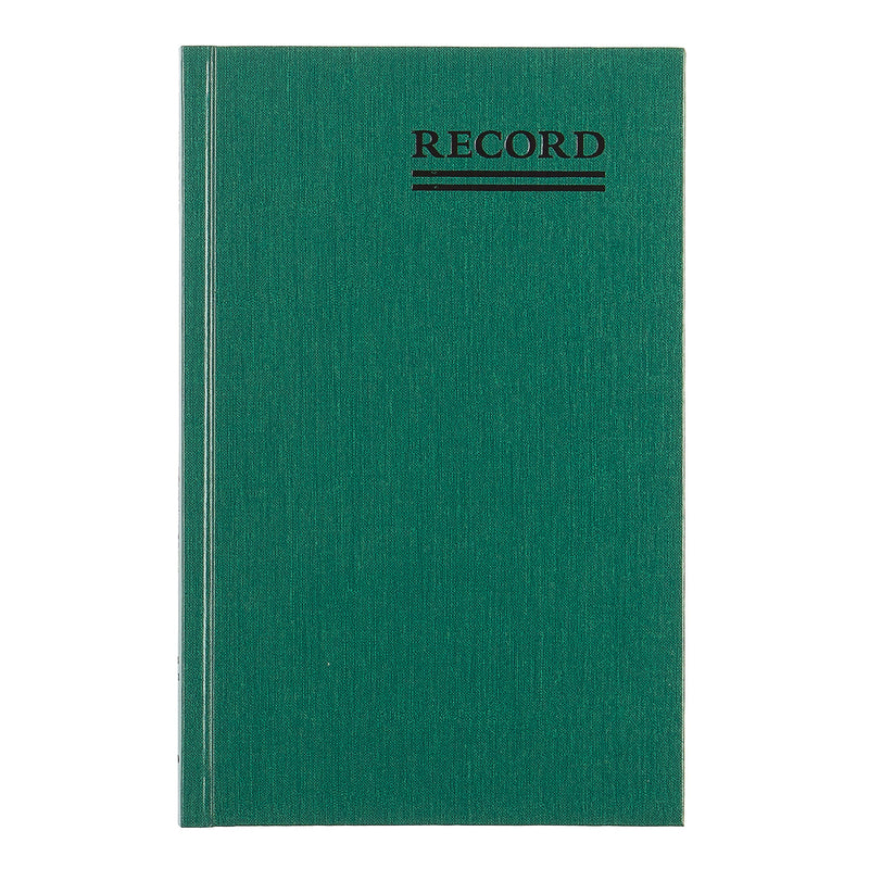 National Emerald Series Record Book, Green, 9.25" x 6", 200 Numbered Pages (56521)