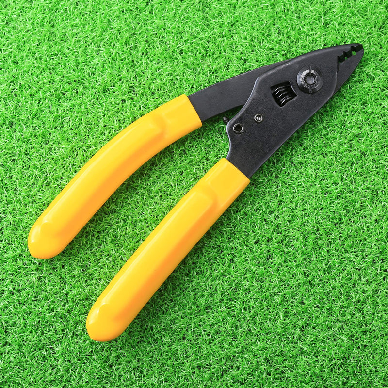 CFS-3 Fiber Optic Stripper three hole pigtail pliers upgraded For stripping 125μm 250μm fiber coating