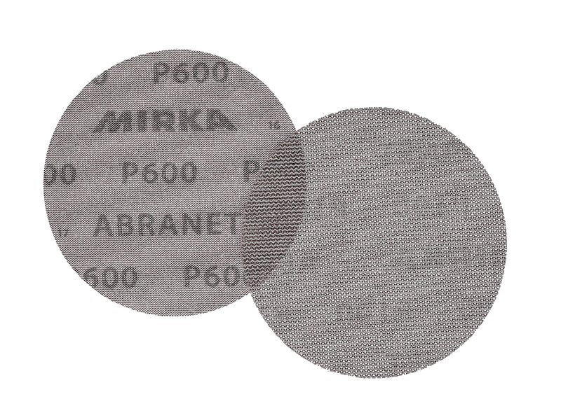 Mirka 9A-232-600 5-Inch 600 Grit Mesh Abrasive Dust Free Sanding Discs, Box of 50 Discs