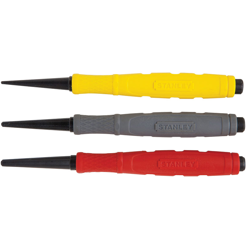 STANLEY Nail Setter, Cushion Grip, 3-Piece (58-930)