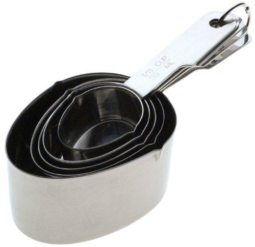 Norpro Stainless Steel 5 Piece Measuring Cup Set, One Size, Grape 1
