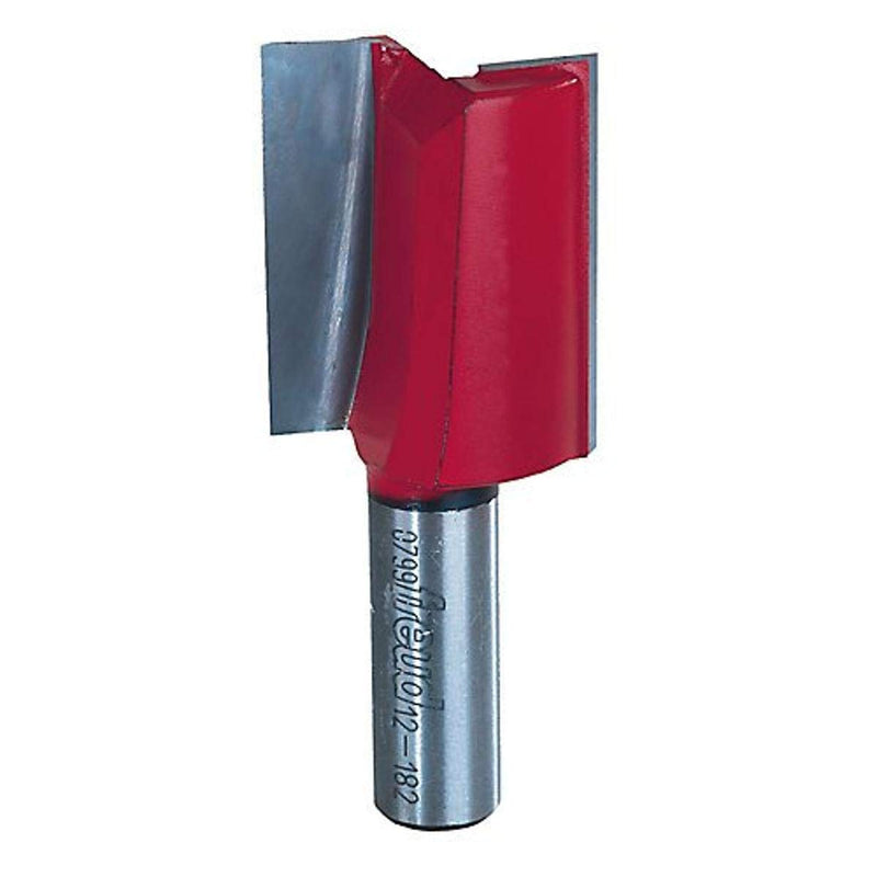 Freud-Diablo 1-1/4" (Dia.) Double Flute Straight Bit with 1/2" Shank (12-182), Red, One Size 1-1/4-Inch Diameter by 1-1/2-Inch Double Flute Straight Router Bit