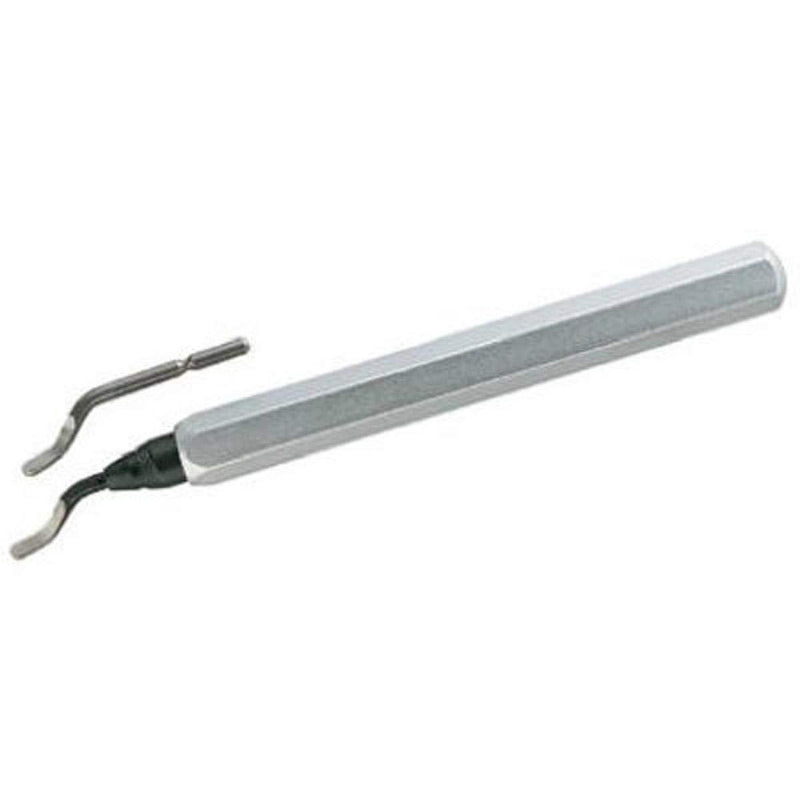 General Tools 482 Swivel Head Deburring Tool with Metal Handle
