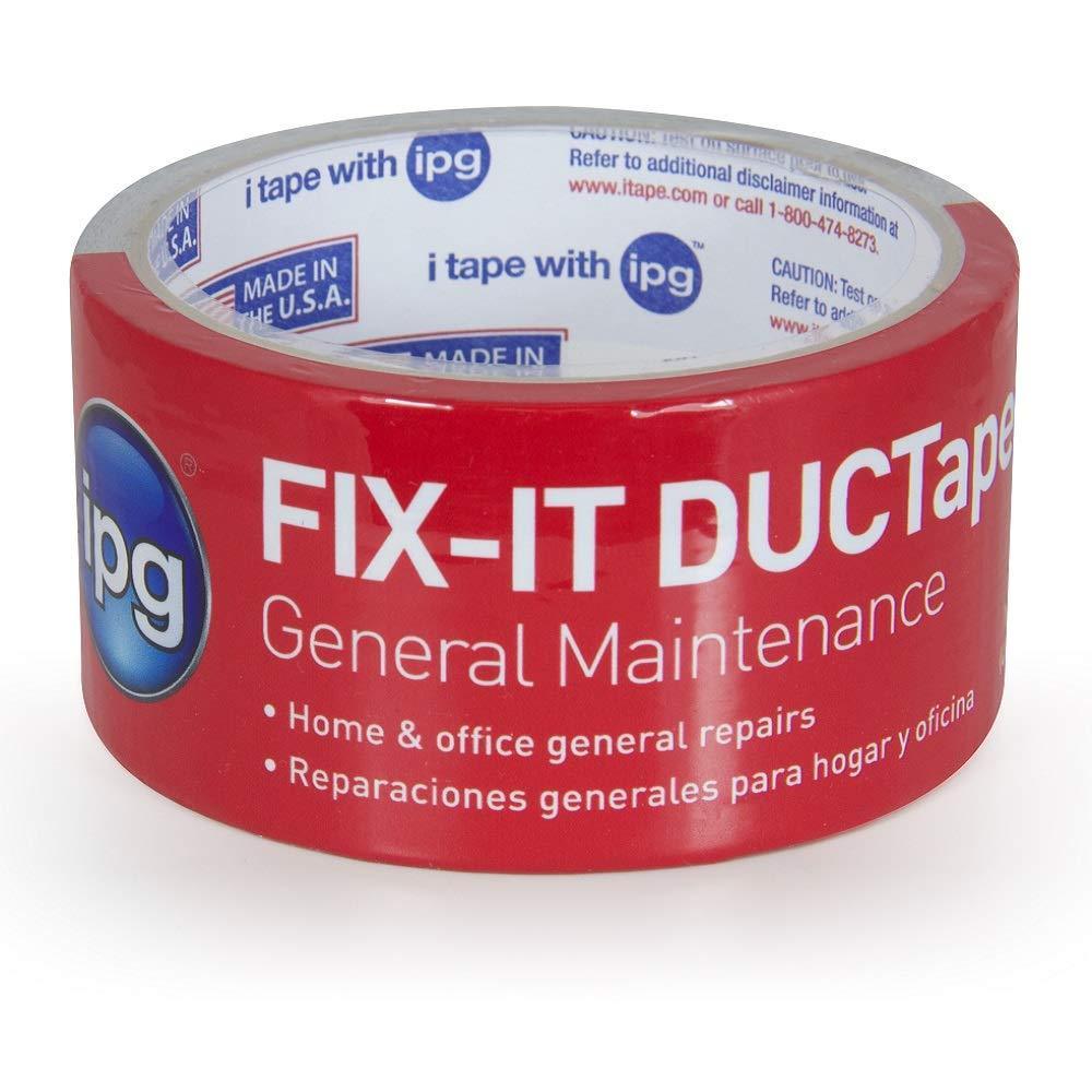 IPG Fix-It DUCTape, General Maintenance Duct Tape, 1.88" x 10 yd, Silver (Single Roll) Single Roll