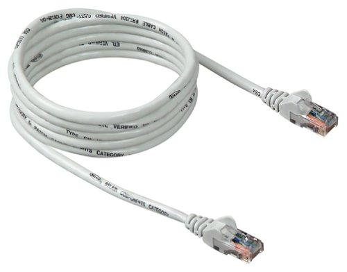 Belkin RJ45 Category-5e Snagless Molded Patch Cable (White, 25 Feet)