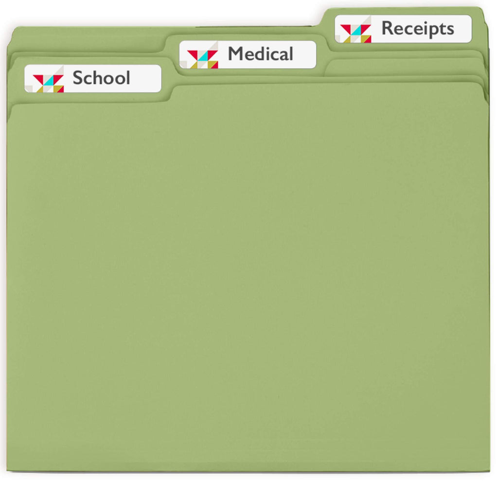 Avery File Folder Labels with Permanent Adhesive, 750 White Labels -- Great for Home Organization (8366) 750 Labels