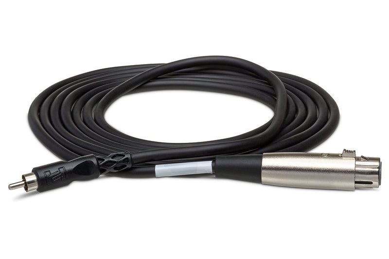 Hosa XRF-110 XLR3F to RCA Unbalanced Interconnect Cable, 10 Feet