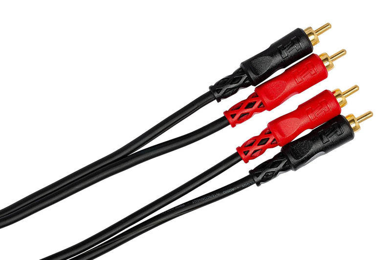 Hosa CRA-203AU Dual RCA to Same Stereo Interconnect, 9.8 feet
