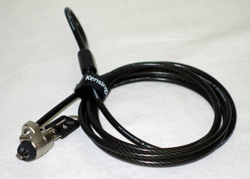 Kensington Slim MicroSaver - Security cable - black - 6 ft