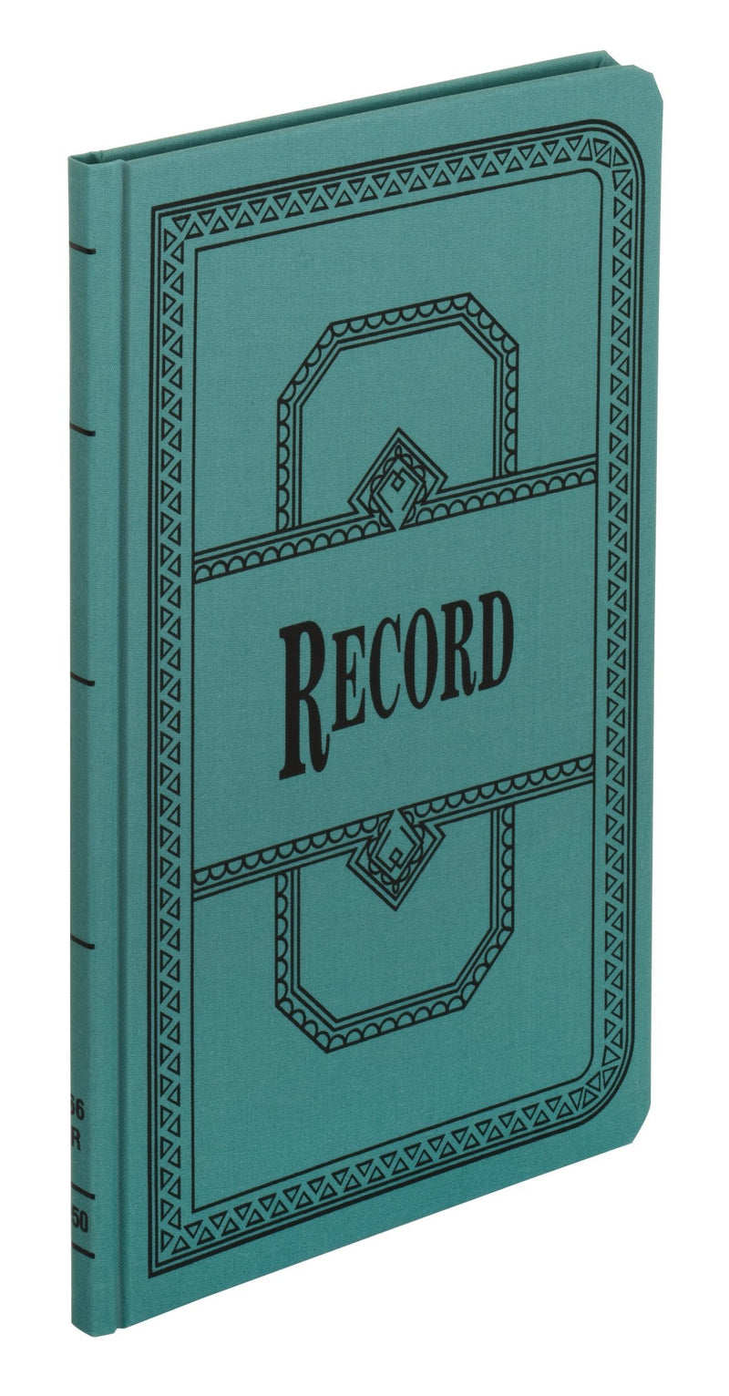 Boorum & Pease 66150R Record/Account Book, Record Rule, Blue, 150 Pages, 12 1/8 x 7 5/8