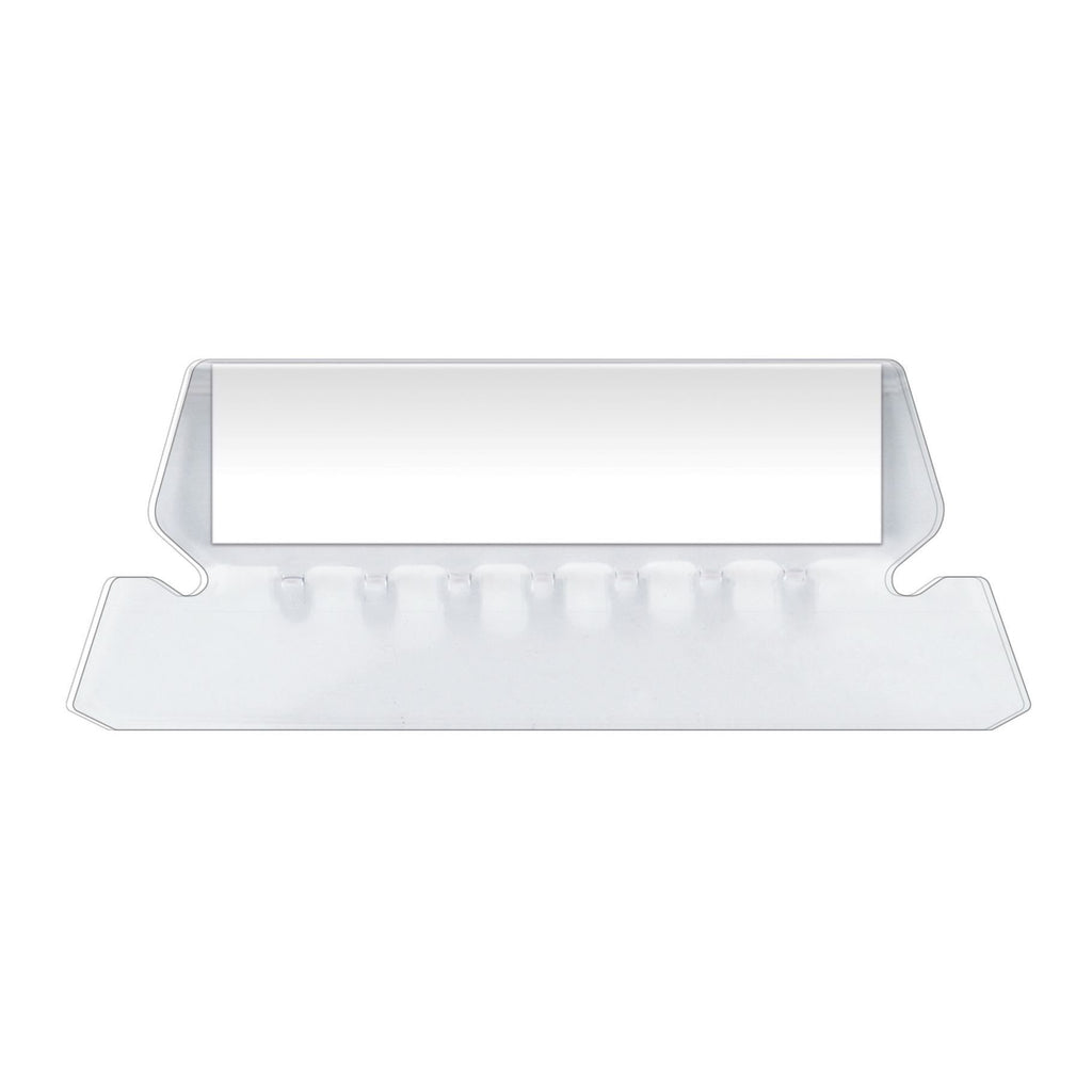 Pendaflex Insertable Plastic Tabs Hanging Folder Tabs, 2", Clear, 25 Tabs and Inserts per Pack (42)