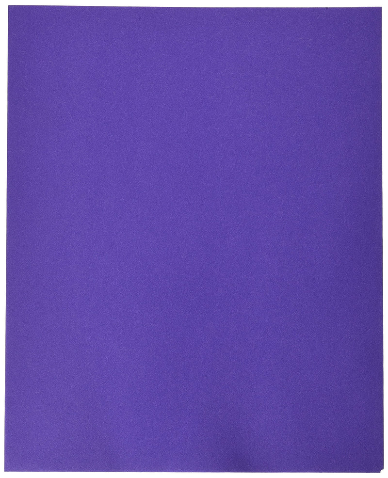 Oxford Two-Pocket Folders, Purple, Letter Size, 10 per Pack, (57583) 10-Count