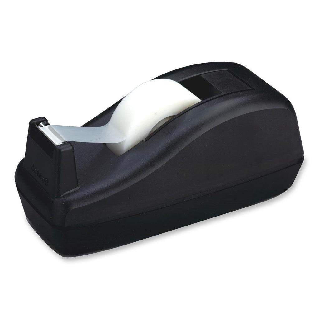 Scotch Deluxe Desktop Tape Dispenser, Black, for 1 Inch Core Tapes (C-40) 1 In