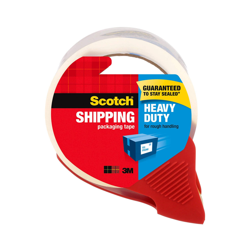 Scotch Heavy Duty Packing Tape with Dispenser 1 Roll Tape in Dispensers