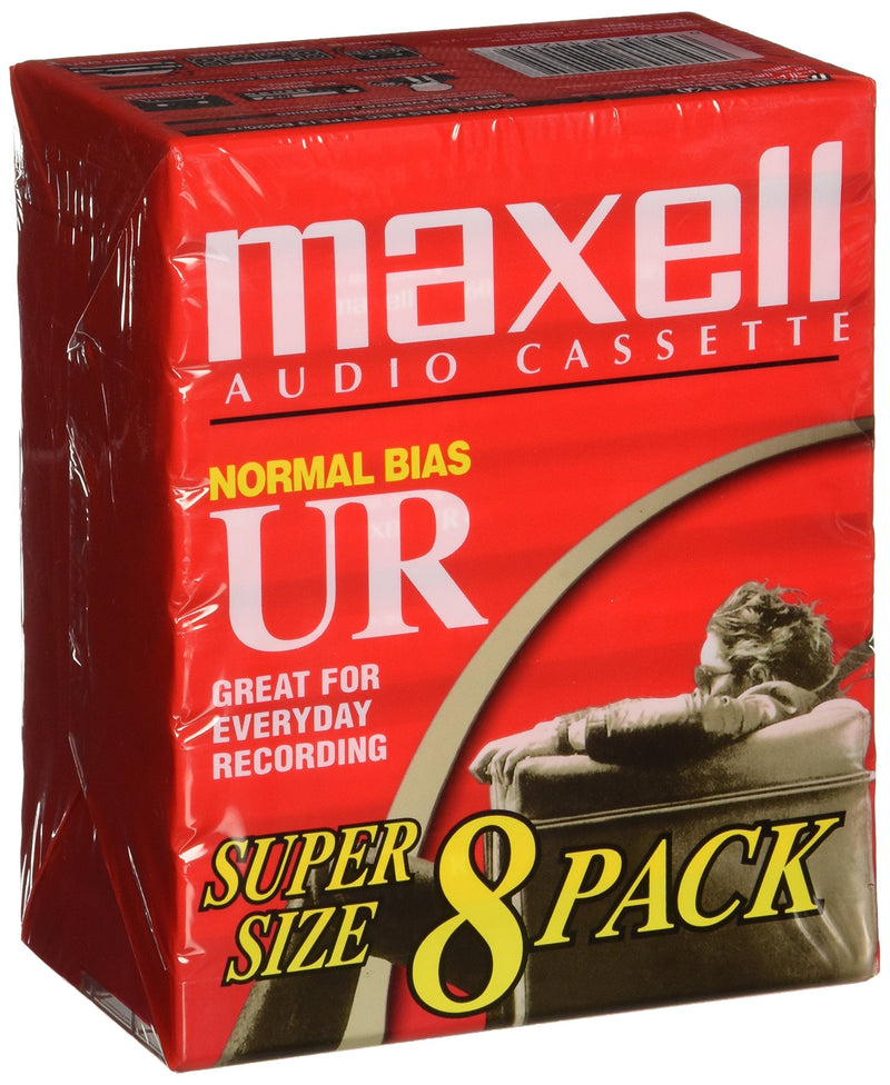 Maxell 109085 Brick Packs Optimally Designed for Voice Recording, Low Noise Surface with 60 Min Recording Time Per Tape 1 PACK