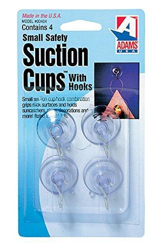 Adams Manufacturing 7500-77-3040 1 1/8" Suction Cups, Small, 4 Pack 1 Pack