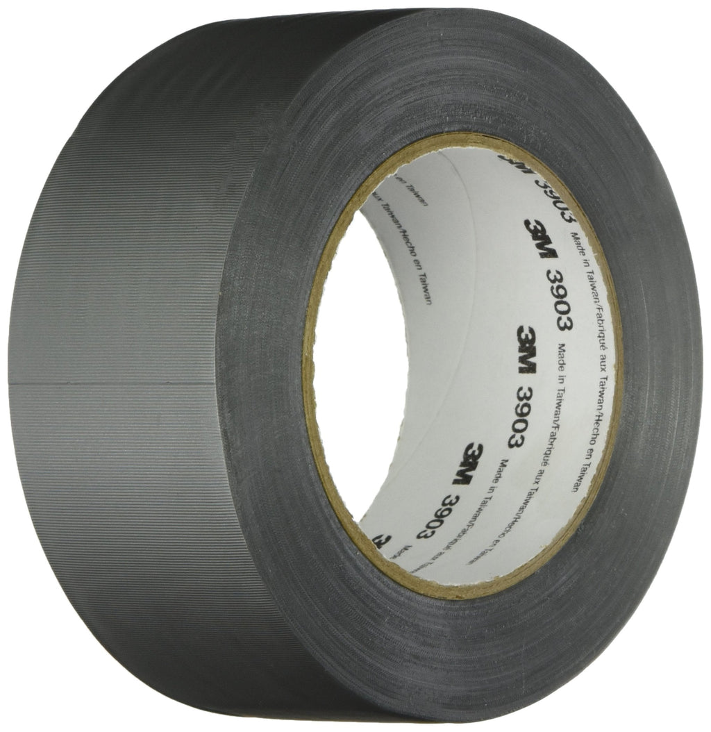 3M 3903 Vinyl Duct Tape, Gray 2" Wide by 50 Yards Long, 6.3 Mil